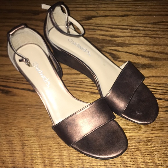 Chadwick’s Open Toe Wedges - Picture 1 of 5